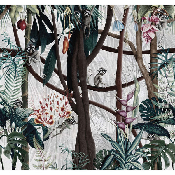 Looks in the Forest Re-Edition-behang-LondonArt-Selected Wallpapers