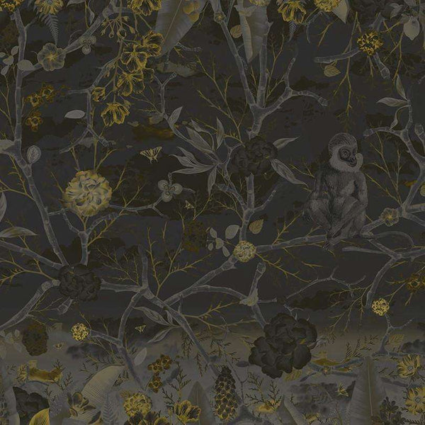 Lost World-behang-Muance-Zwart-Vinyl-MU12102-Selected Wallpapers