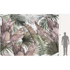 Lost in the Jungle | Fiber Glass-behang-Inkiostro Bianco-Selected Wallpapers