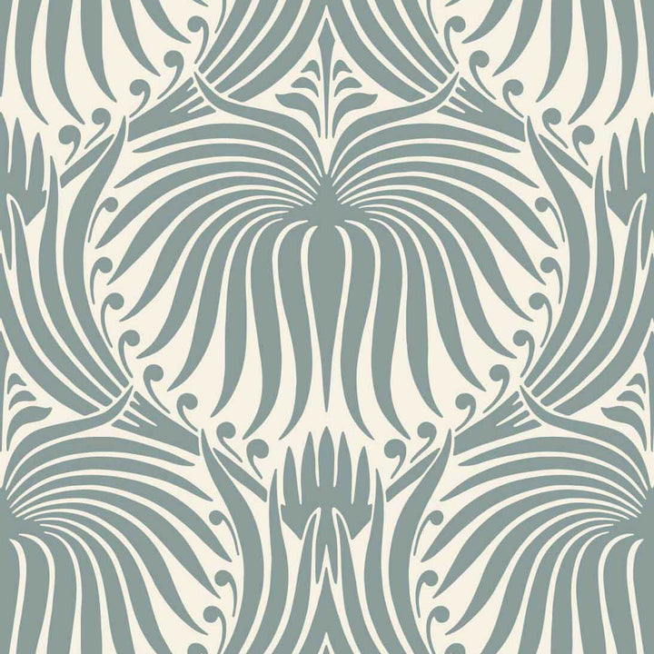 Lotus-Behang-Tapete-Farrow & Ball-Oval Room Blue-Rol-BP2053-Selected Wallpapers