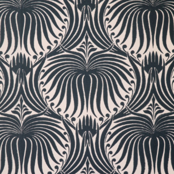 Lotus-Behang-Tapete-Farrow & Ball-Black 57-Rol-BP2063-Selected Wallpapers