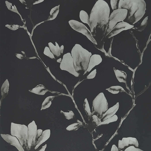 Lotus-behang-Harlequin-Onyx / Silver-Rol-112602-Selected Wallpapers