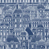 Louvre-behang-Mind the Gap-Blue-300 cm (standaard)-Selected Wallpapers