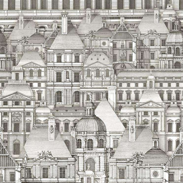 Louvre-behang-Mind the Gap-Black & White-300 cm (standaard)-WP20020-Selected Wallpapers