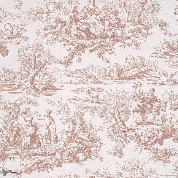 Lovers' Toile-Tapete-Little Greene-Blush-Rolle-0263LOBLUSH-Selected Wallpapers