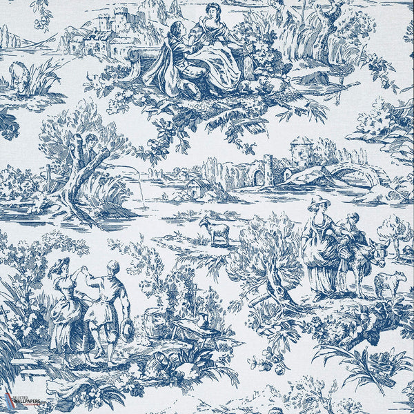 Lovers' Toile-Tapete-Little Greene-Mazarine-Rolle-0263LOMAZAR-Selected Wallpapers