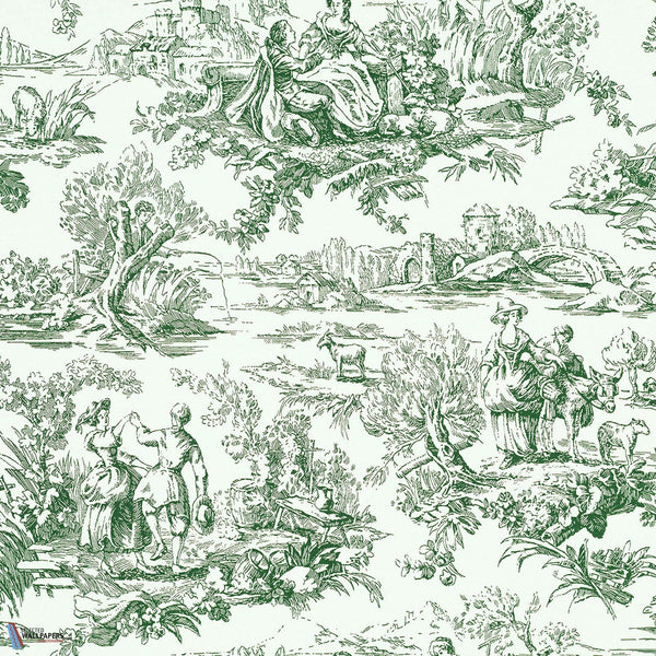 Lovers' Toile-Tapete-Little Greene-Puck-Rolle-0263LOPUCKZ-Selected Wallpapers