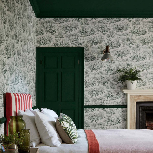 Lovers' Toile-Tapete-Little Greene-Selected Wallpapers
