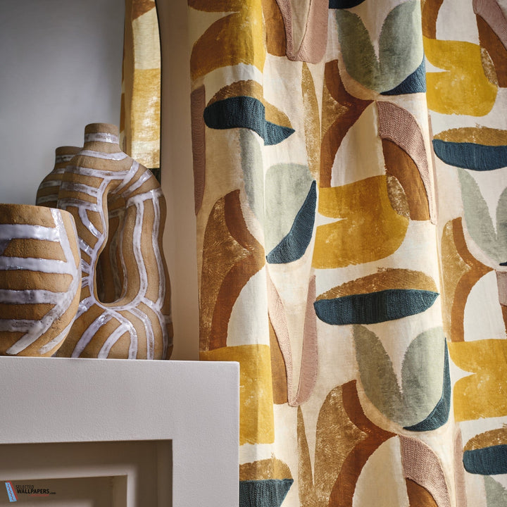 Lovesong stof-Fabric-Tapete-Casamance-Selected Wallpapers