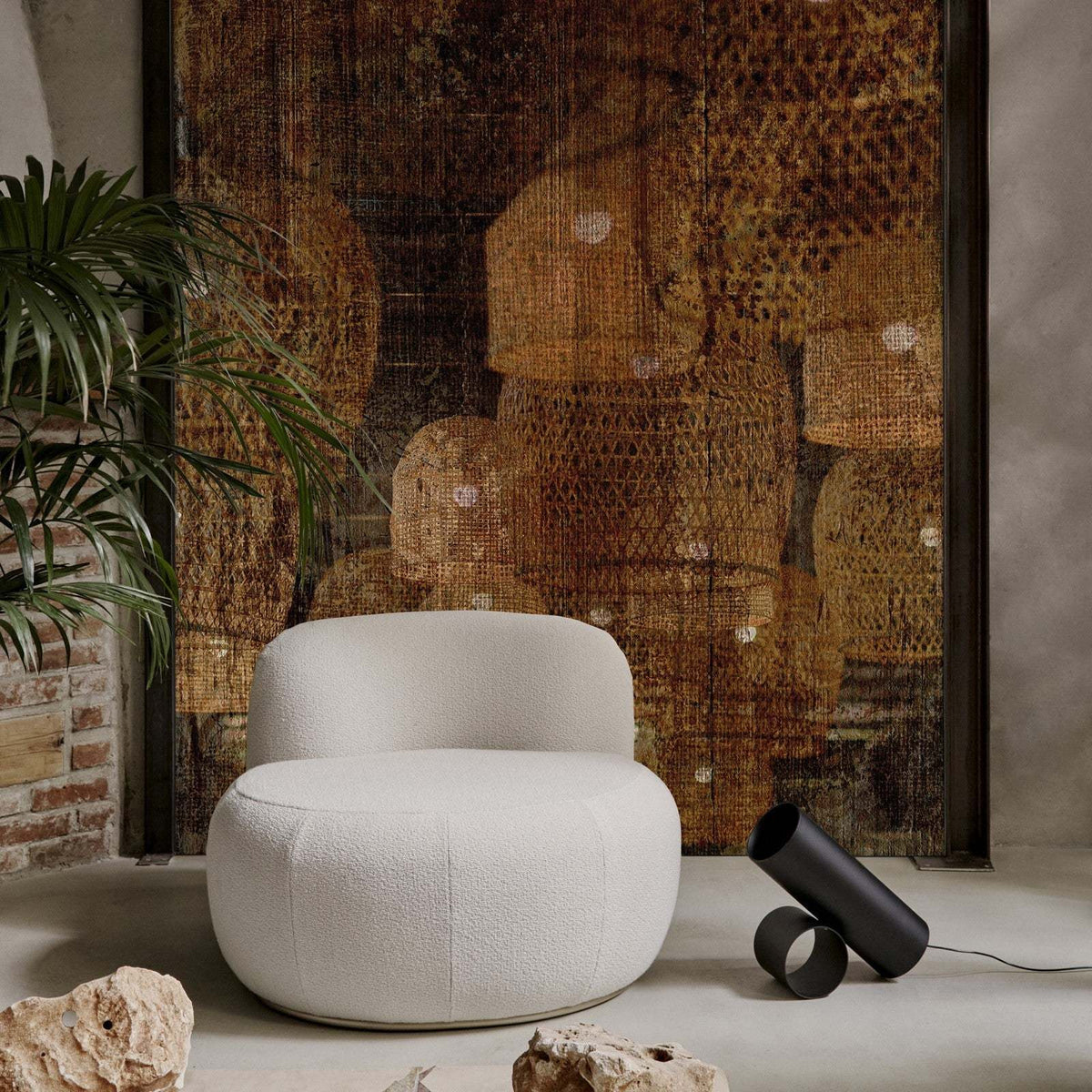 Luminaire papier peint de Wall & Deco