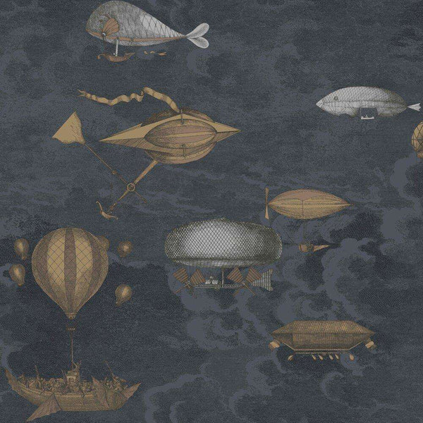 Macchine Volanti-behang-Cole & Son-Antraciet-Rol-114/1002-Selected Wallpapers