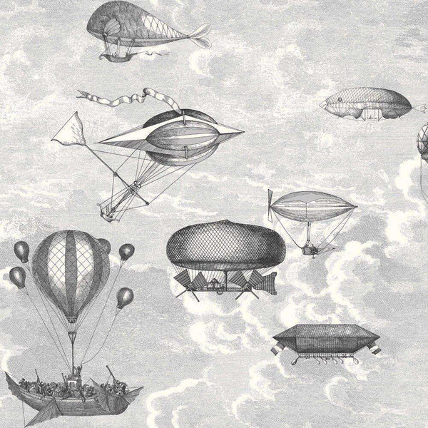 Macchine Volanti-behang-Cole & Son-Zwart/Wit-Rol-114/27053-Selected Wallpapers