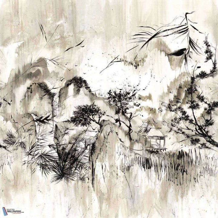 Magie Japonaise-behang-Tapete-Pierre Frey-Naturel-Set-FP615001-Selected Wallpapers