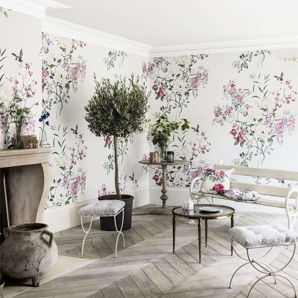 Magnolia & Blossom-behang-Tapete-Sanderson-Selected Wallpapers