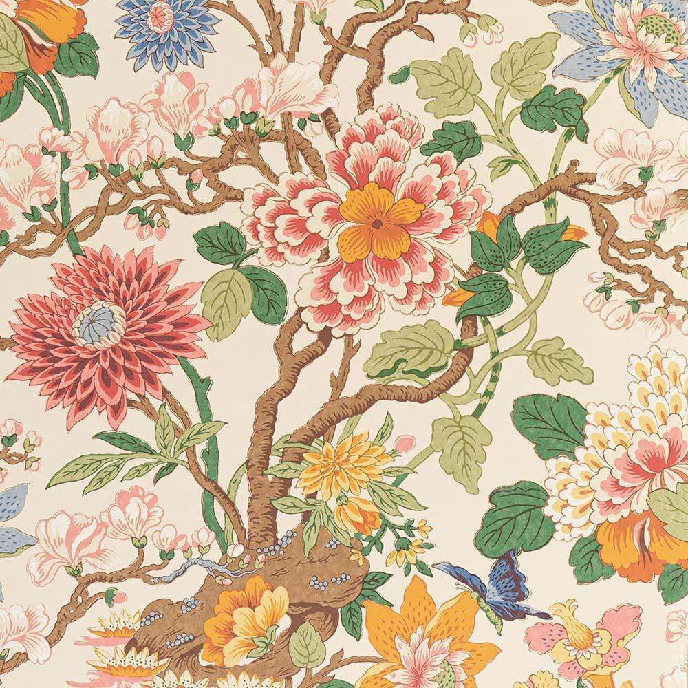 Magnolia-behang-Tapete-GP&J Baker-Original-Rol-BW45092.1-Selected Wallpapers
