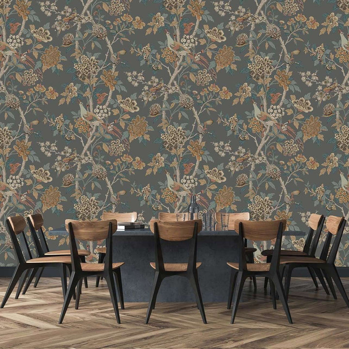 Magnolia-behang-Tapete-GP&J Baker-Selected Wallpapers