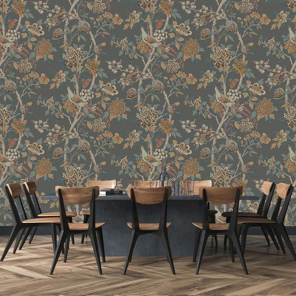 Magnolia-behang-Tapete-GP&J Baker-Selected Wallpapers