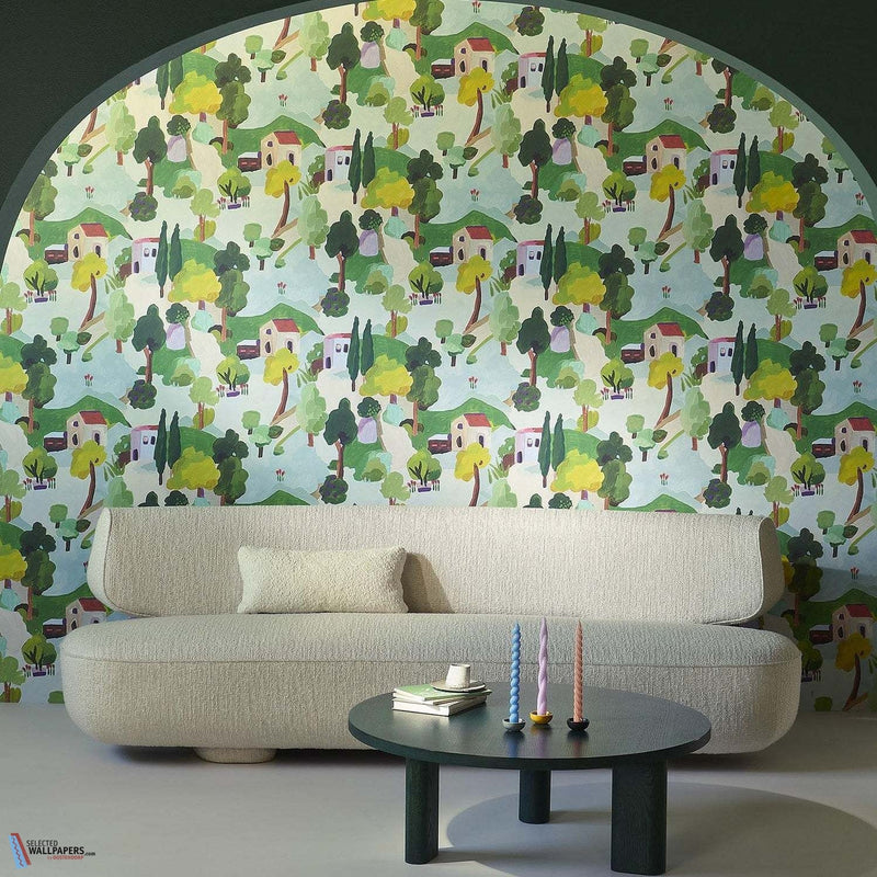 Maisons et Jardins papel pintado de Pierre Frey