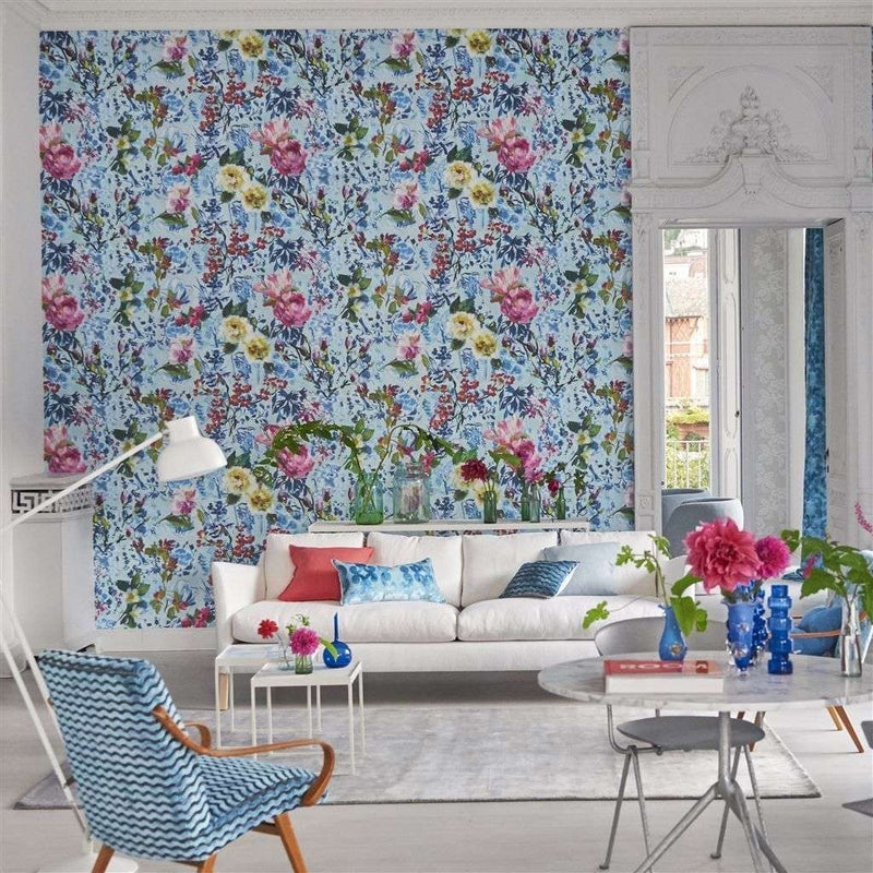 Majolica behang van Designers Guild