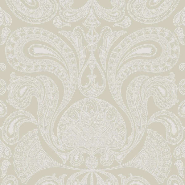 Malabar-behang-Cole & Son-Silver-Rol-66/1003-Selected Wallpapers