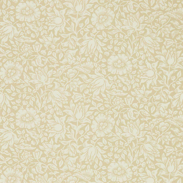 Mallow-behang-Tapete-Morris & Co-Soft Gold-Rol-216677-Selected Wallpapers