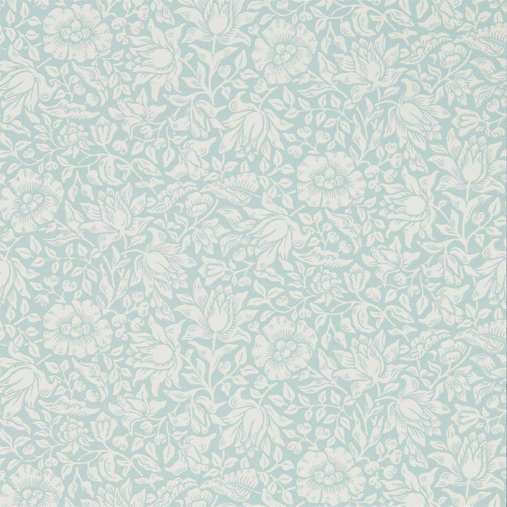 Mallow-behang-Tapete-Morris & Co-Chalk Duck Egg-Rol-216679-Selected Wallpapers