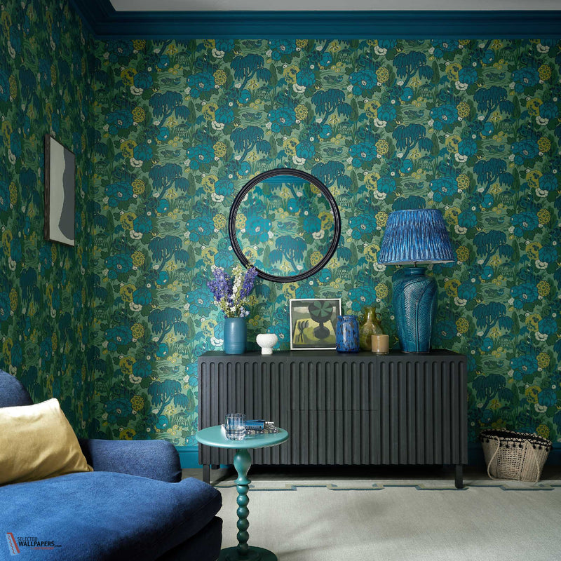 Mandarin Garden wallpaper by 1838 wallcoverings