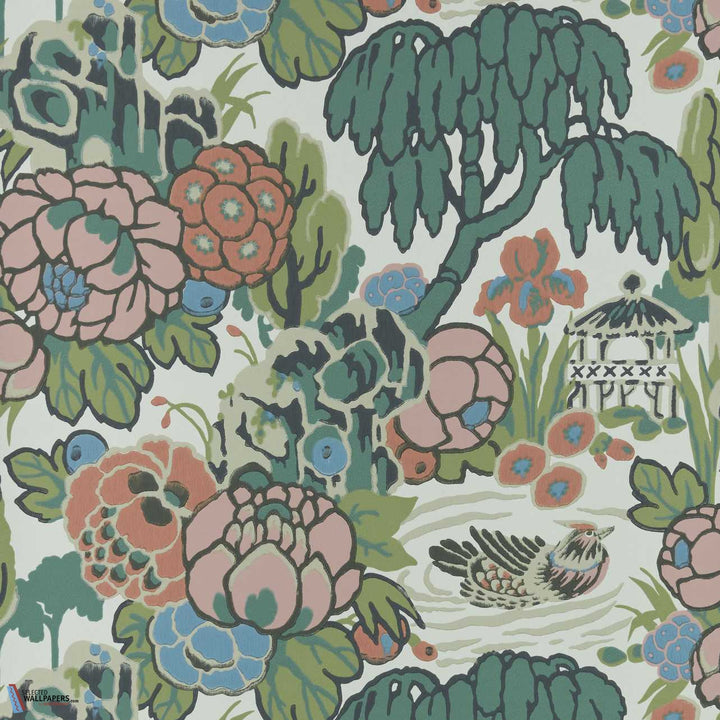 Mandarin Garden-Behang-Tapete-1838 wallcoverings-Coral-Rol-2311-169-02-Selected Wallpapers