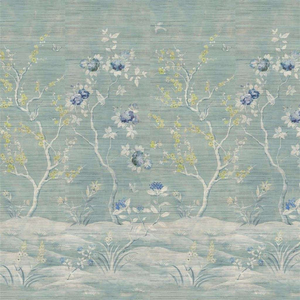 Manohari Grasscloth-behang-Designers Guild-Delft-Set-PDG1145/02-Selected Wallpapers