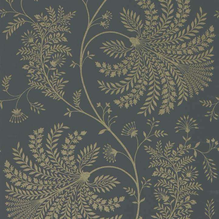 Mapperton-behang-Tapete-Sanderson-Graphite-Rol-216345-Selected Wallpapers