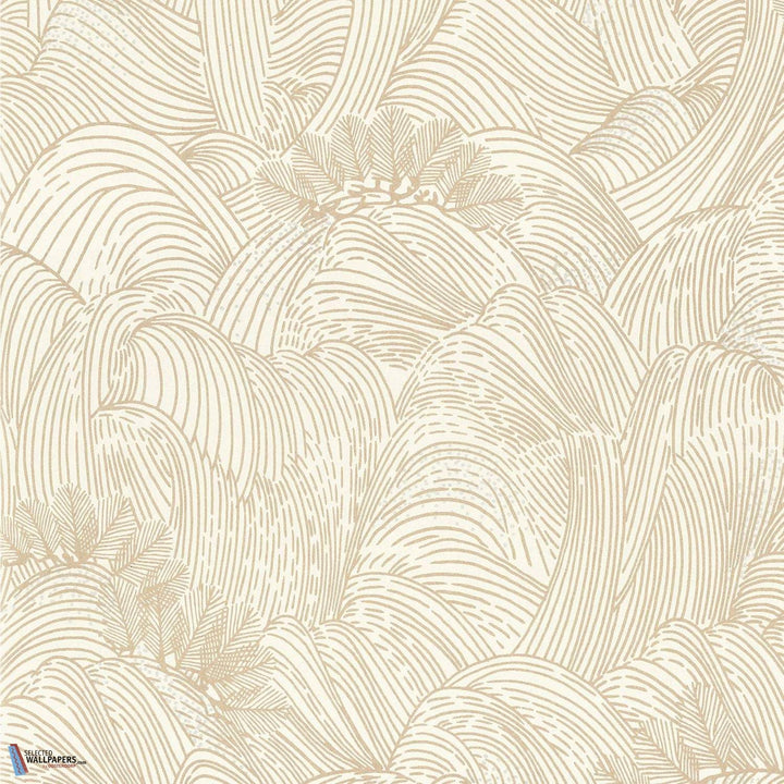 Maree Haute-Behang-Tapete-Casamance-Blanc/Dore-Rol-75901936-Selected Wallpapers