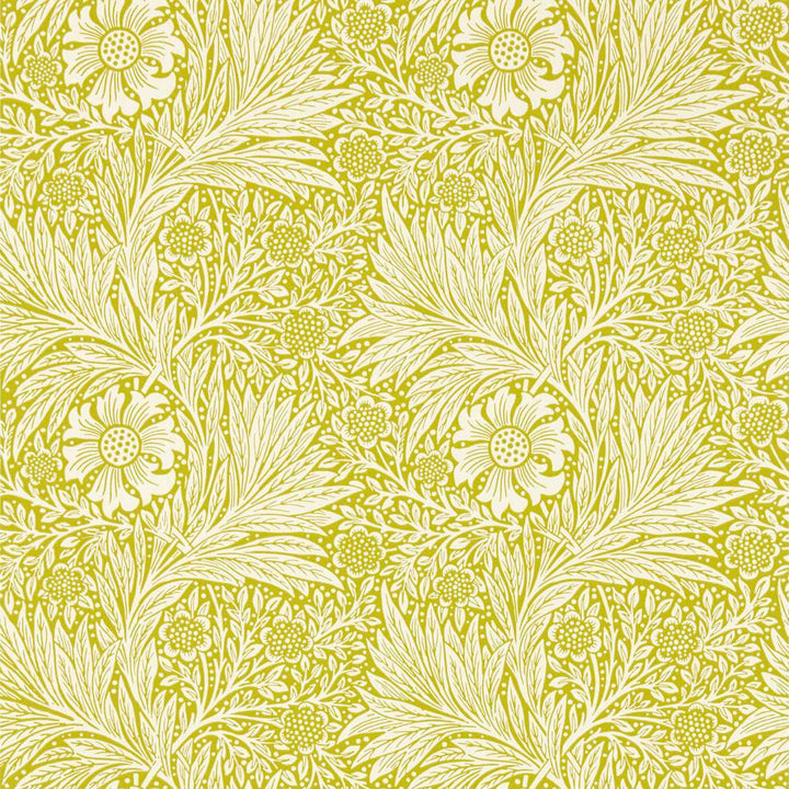 Marigold-Behang-Tapete-Morris & Co-Yellow-Rol-217091-Selected Wallpapers