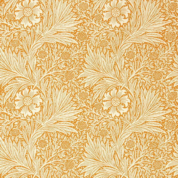 Marigold-Behang-Tapete-Morris & Co-Orange-Rol-217093-Selected Wallpapers