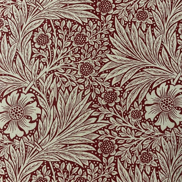 Marigold Stoff-Morris & Co-Brick/Manilla-Meter (M1)-220317-Selected Wallpapers