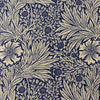 Marigold Stoff-Morris & Co-Indigo/Linen-Meter (M1)-220320-Selected Wallpapers