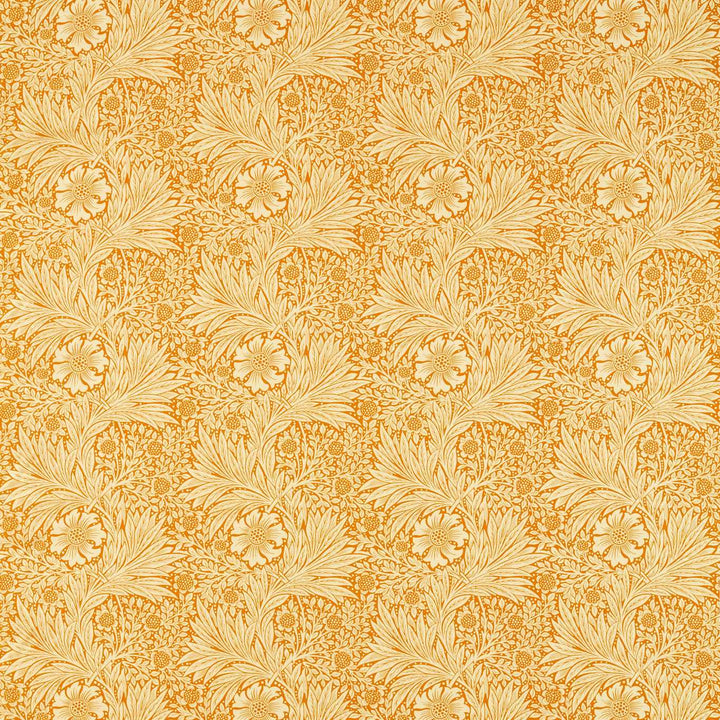 Marigold stof-Fabric-Tapete-Morris & Co-Cream/Orange-Meter (M1)-226981-Selected Wallpapers