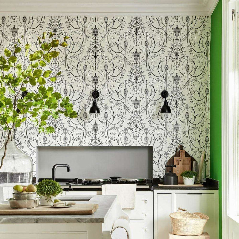 Marlborough wallpaper by Little Greene