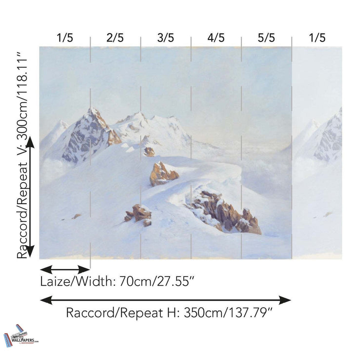 Massif du Titlis-Behang-Tapete-Pierre Frey-Selected Wallpapers