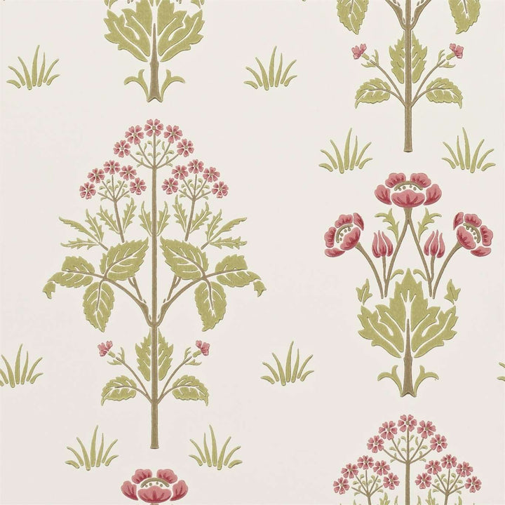 Meadow Sweet-behang-Tapete-Morris & Co-Rose/Olive-Rol-210347-Selected Wallpapers