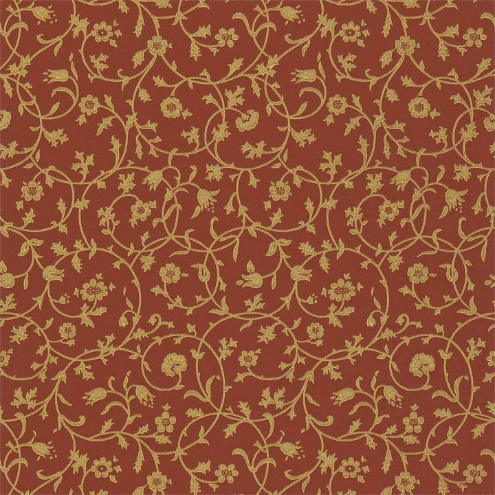 Medway-behang-Tapete-Morris & Co-Terracotta-Rol-210451-Selected Wallpapers