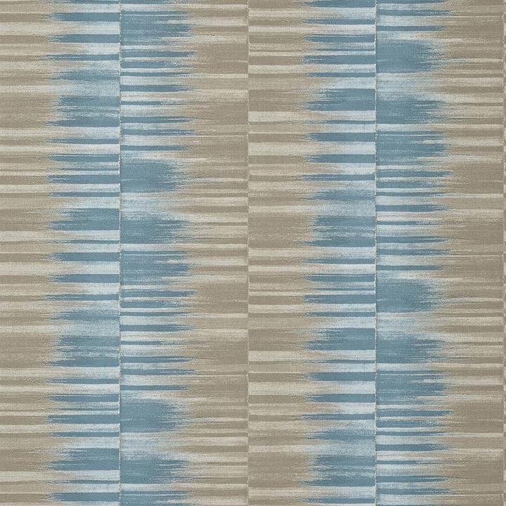 Mekong Stripe-Behang-Tapete-Thibaut-Spa Blue-Rol-T10092-Selected Wallpapers