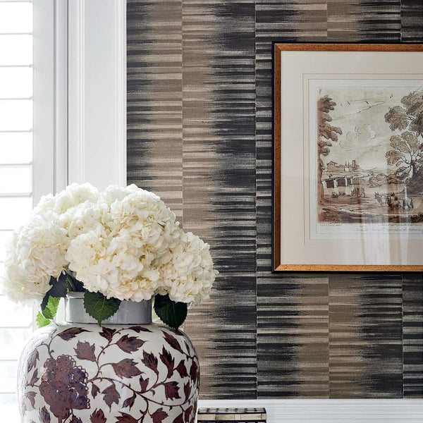 Mekong Stripe-Behang-Thibaut-Selected Wallpapers