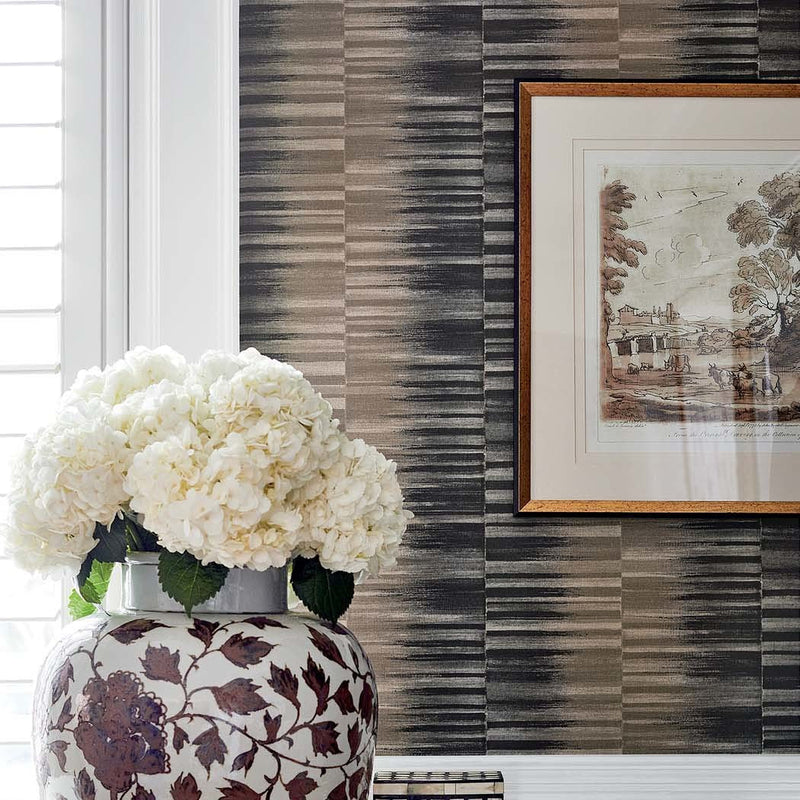 Mekong Stripe wallpaper by Thibaut