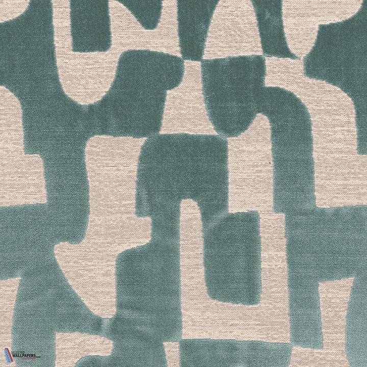 Melodie stof-Casamance-Celadon-Meter (M1)-Selected-Wallpapers-Interiors