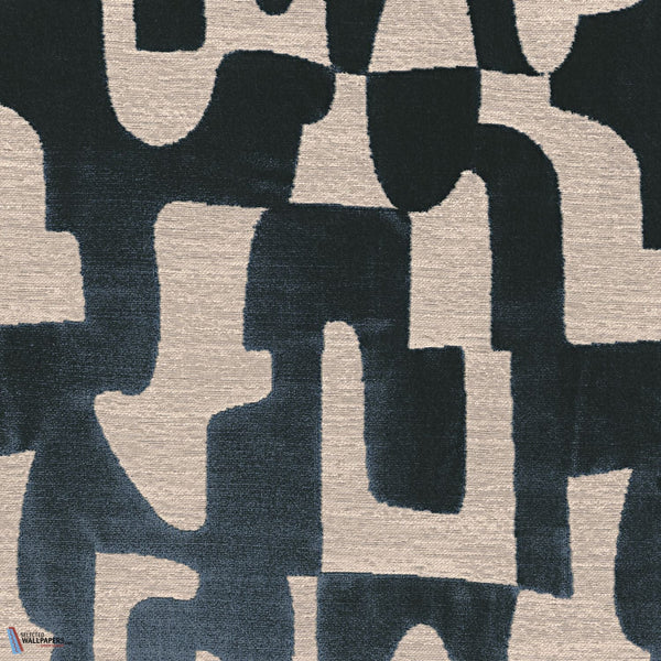 Melodie Stoff-Casamance-Petrole-Meter (M1)-Selected-Wallpapers-Interiors