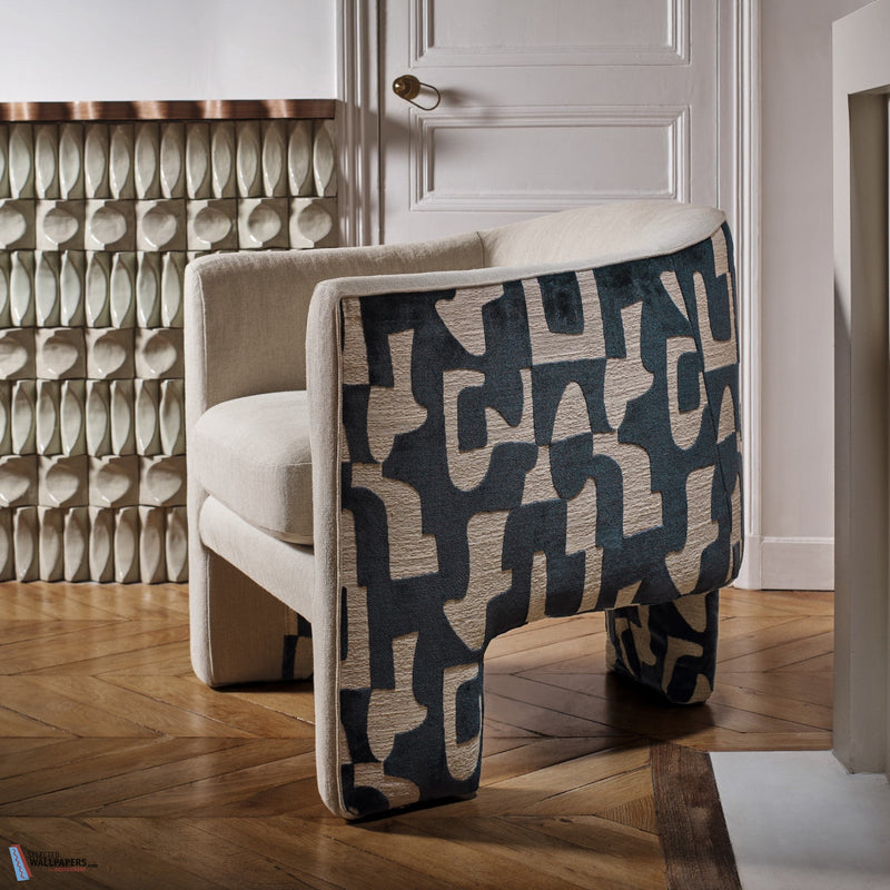 Melodie fabric-Casamance-Selected-Wallpapers-Interiors