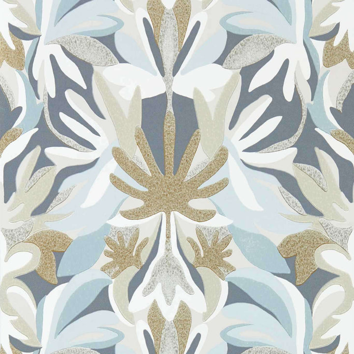 Melora-behang-Tapete-Harlequin-Hempseed/Exhale/Gold-Rol-112762-Selected Wallpapers