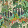Miami-behang-Cole & Son-Olive Green Multi-Rol-105/4017-Selected Wallpapers