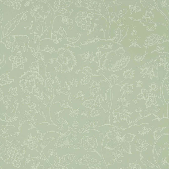 Middlemore-behang-Tapete-Morris & Co-Sage Grey-Rol-216694-Selected Wallpapers