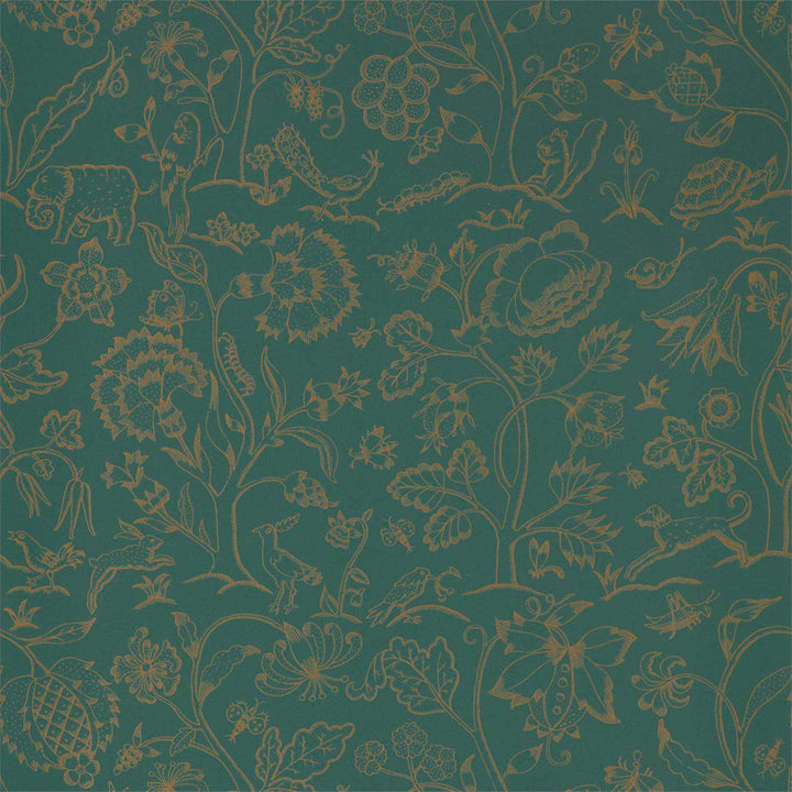 Middlemore-behang-Tapete-Morris & Co-Moss Gold-Rol-216695-Selected Wallpapers